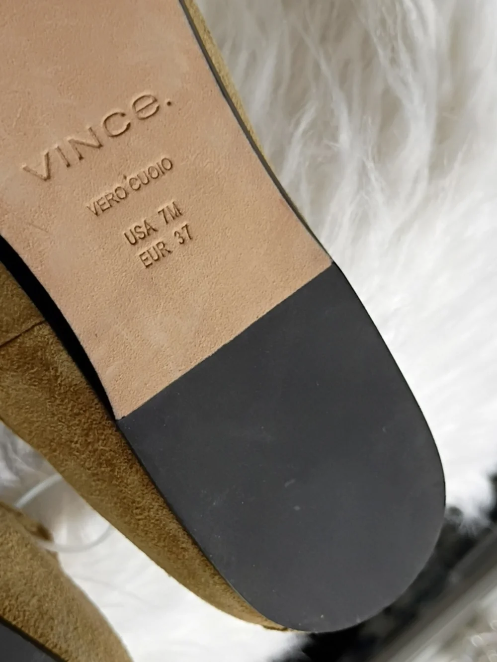 Vince Marin Women's Suede Slip On Boat Shoes Size 7